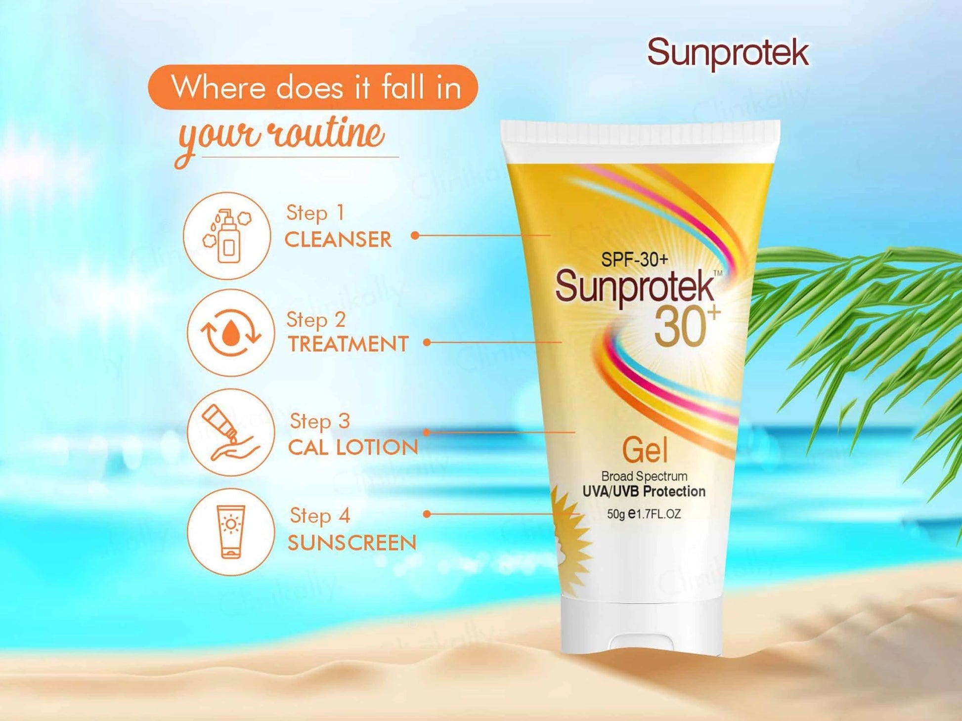 Sunprotek Sunscreen Gel SPF 30 PA