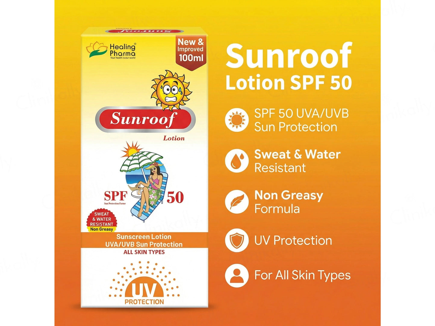 Sunroof Sunscreen Lotion SPF 50