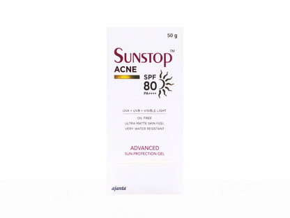 Sunstop Acne Ultra Matte Advanced Sun Protection Gel SPF 80 PA