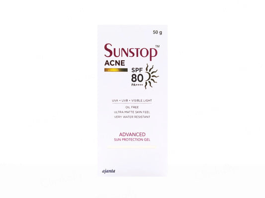 Sunstop Acne Ultra Matte Advanced Sun Protection Gel SPF 80 PA
