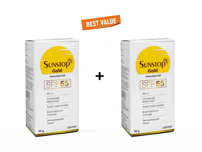 Sunstop Gold Sunscreen Gel SPF 55 PA