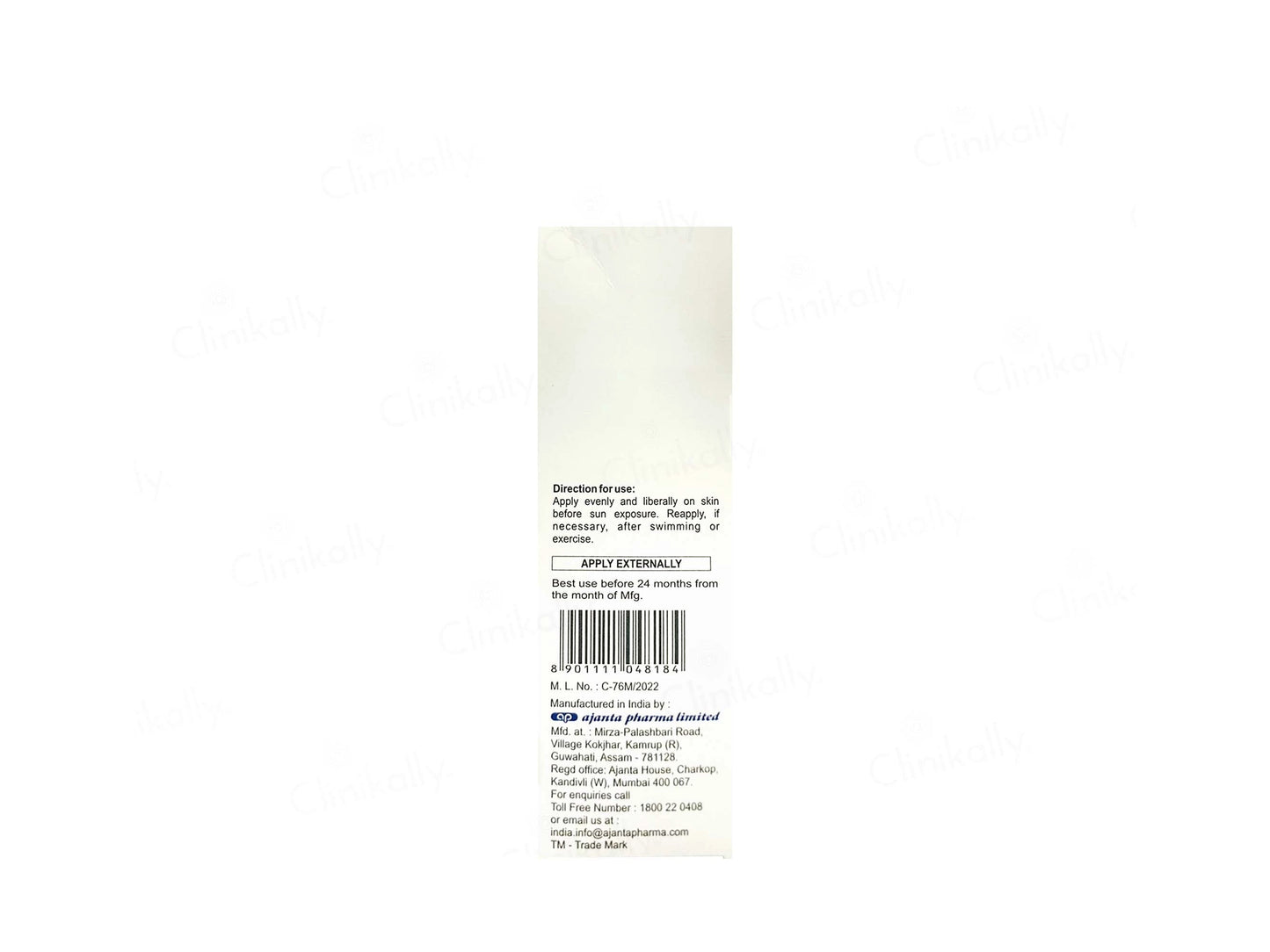 Sunstop SPF 19 Sunscreen Cream