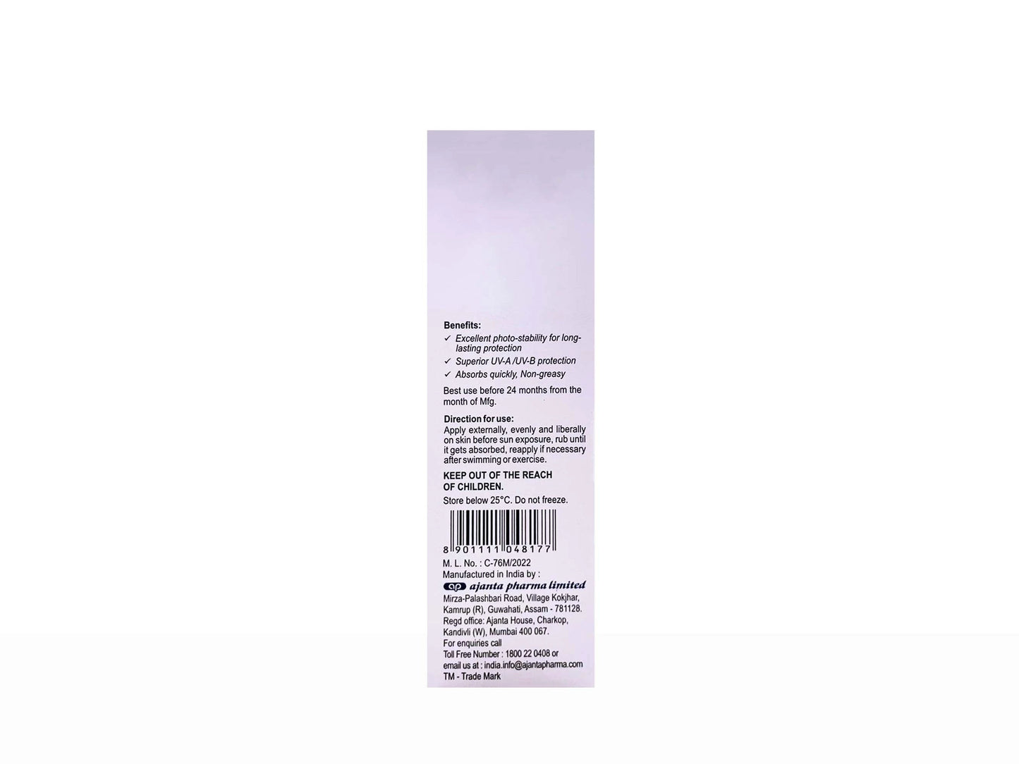 Sunstop Sunscreen Lotion SPF 30 PA