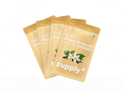 Supply6 Fiber and  Probiotics Plant Protein Powder