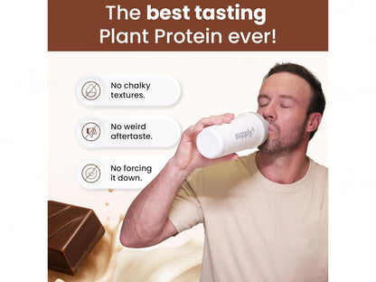 Supply6 Fiber and  Probiotics Plant Protein Powder