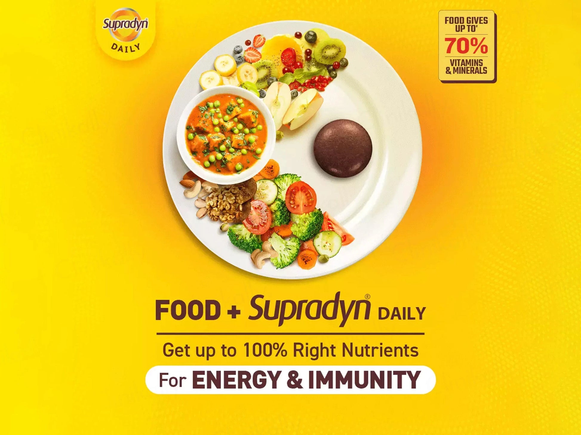 Supradyn Daily Multivitamin Tablet For Energy and  Immunity