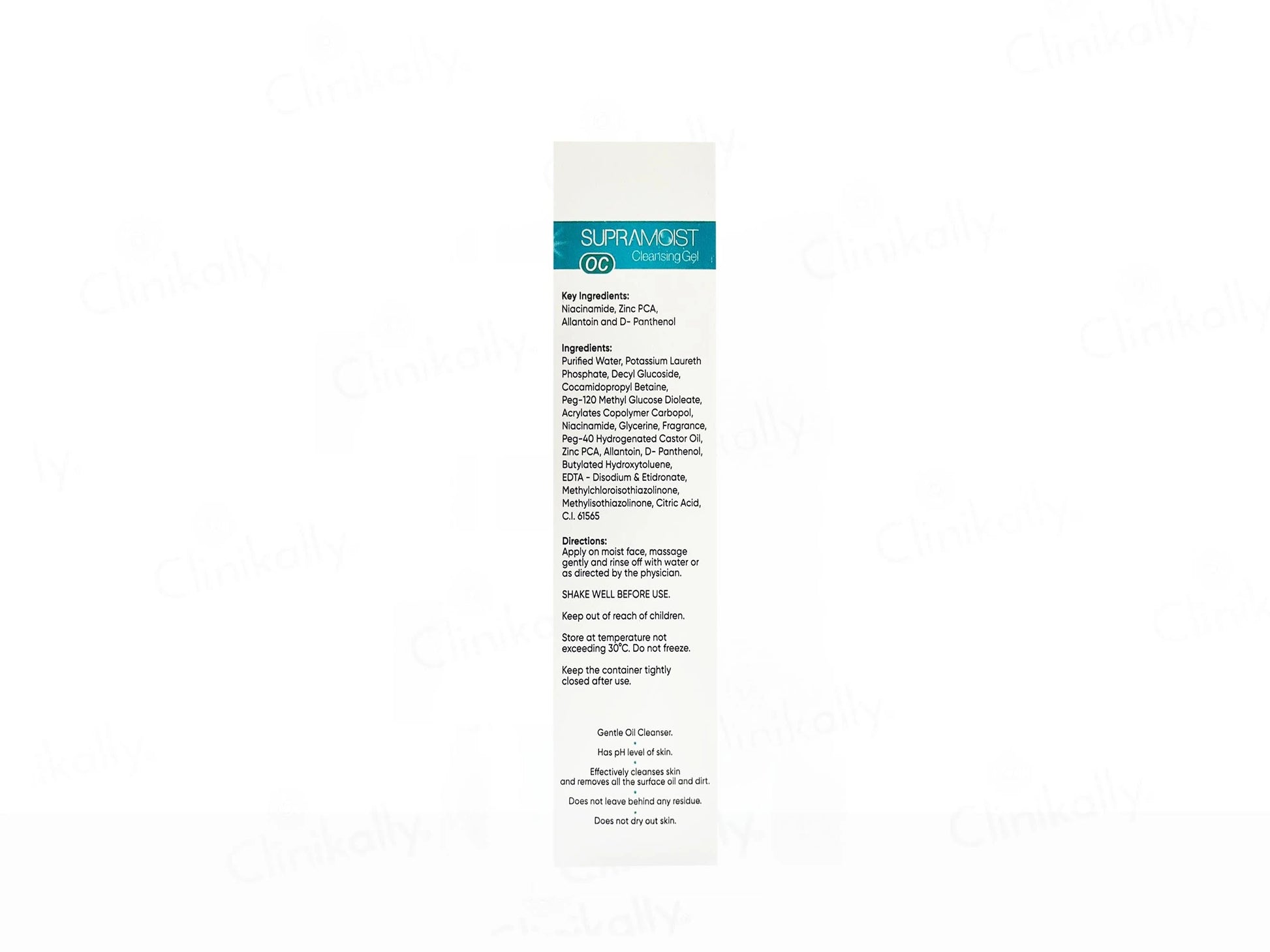 Supramoist OC Cleansing Gel For Combination To Oily Skin
