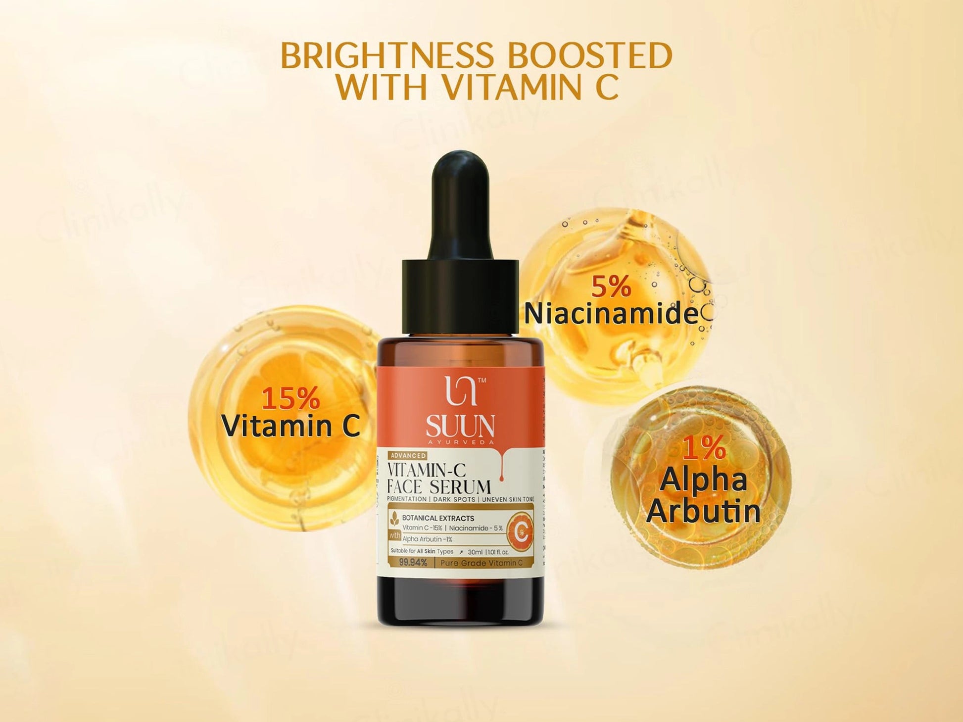 Suun Ayurveda Advanced 15 Percent Vitamin-C Face Serum