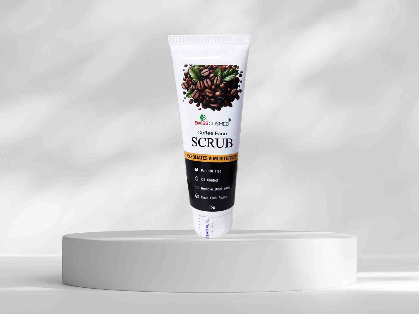 Swisscosmed Coffee Exfoliating and  Moisturizing Face Scrub