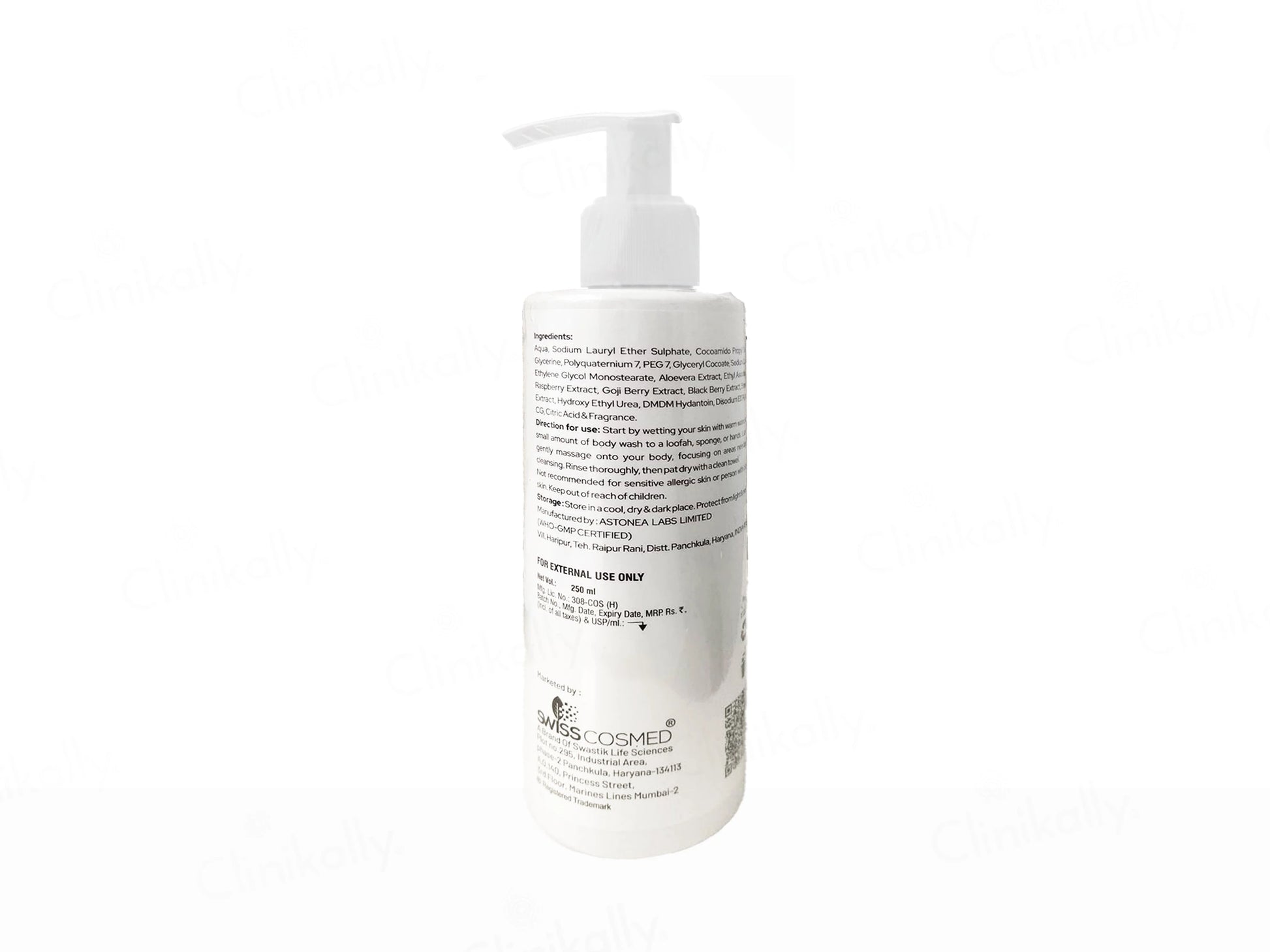 Swisscosmed Raspberry Extract Body Wash
