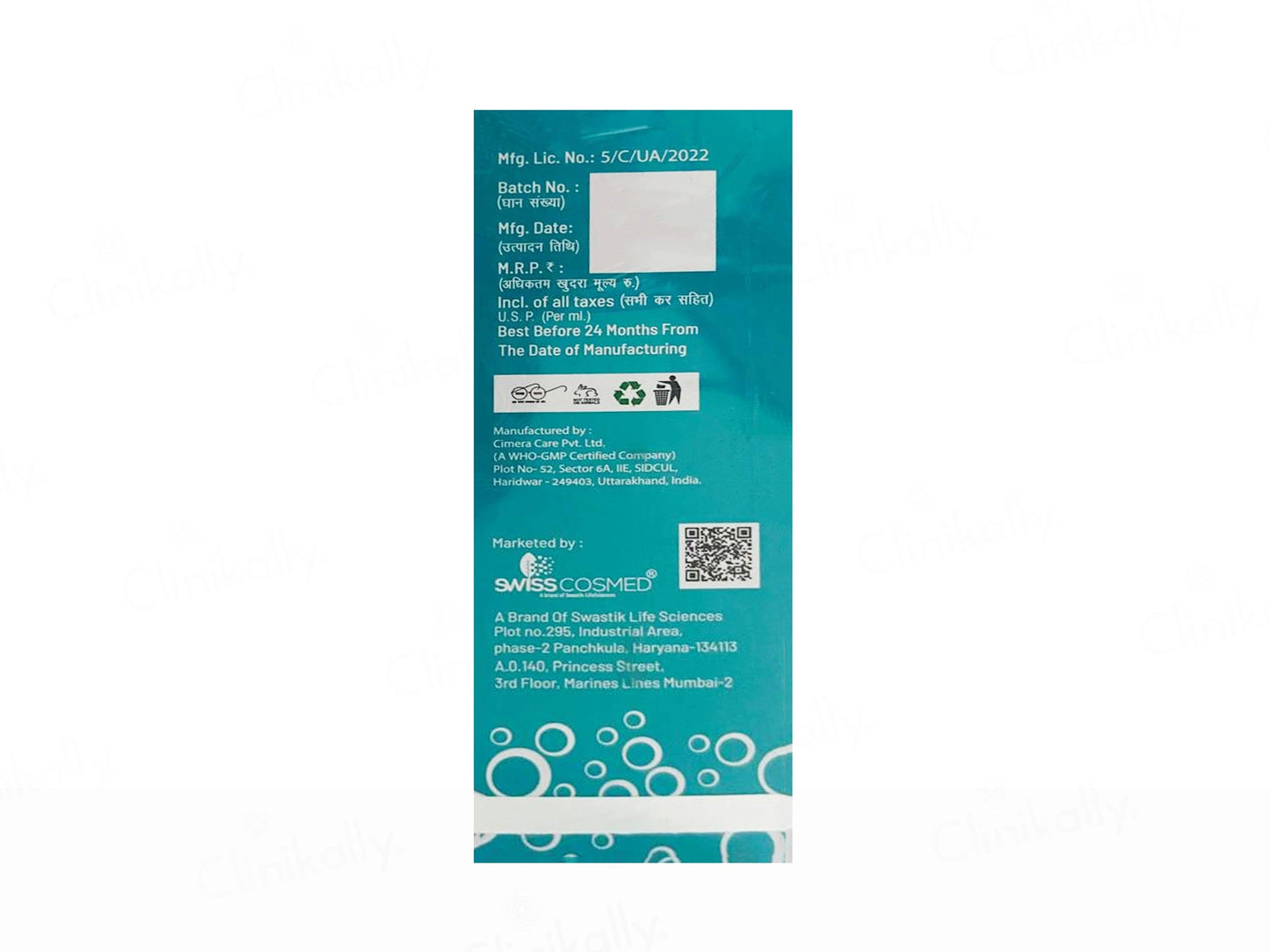 Swisscosmed Ultra Clear and  Clear Foaming Face Wash