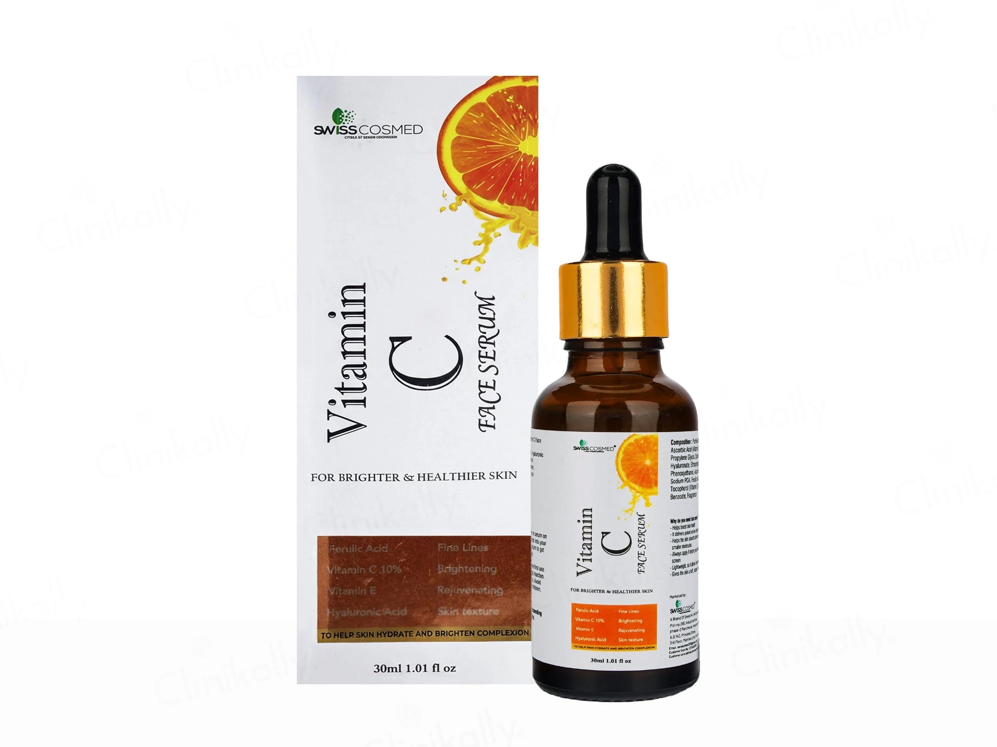 Swisscosmed Vitamin C Face Serum For Brighter and  Healthier Skin