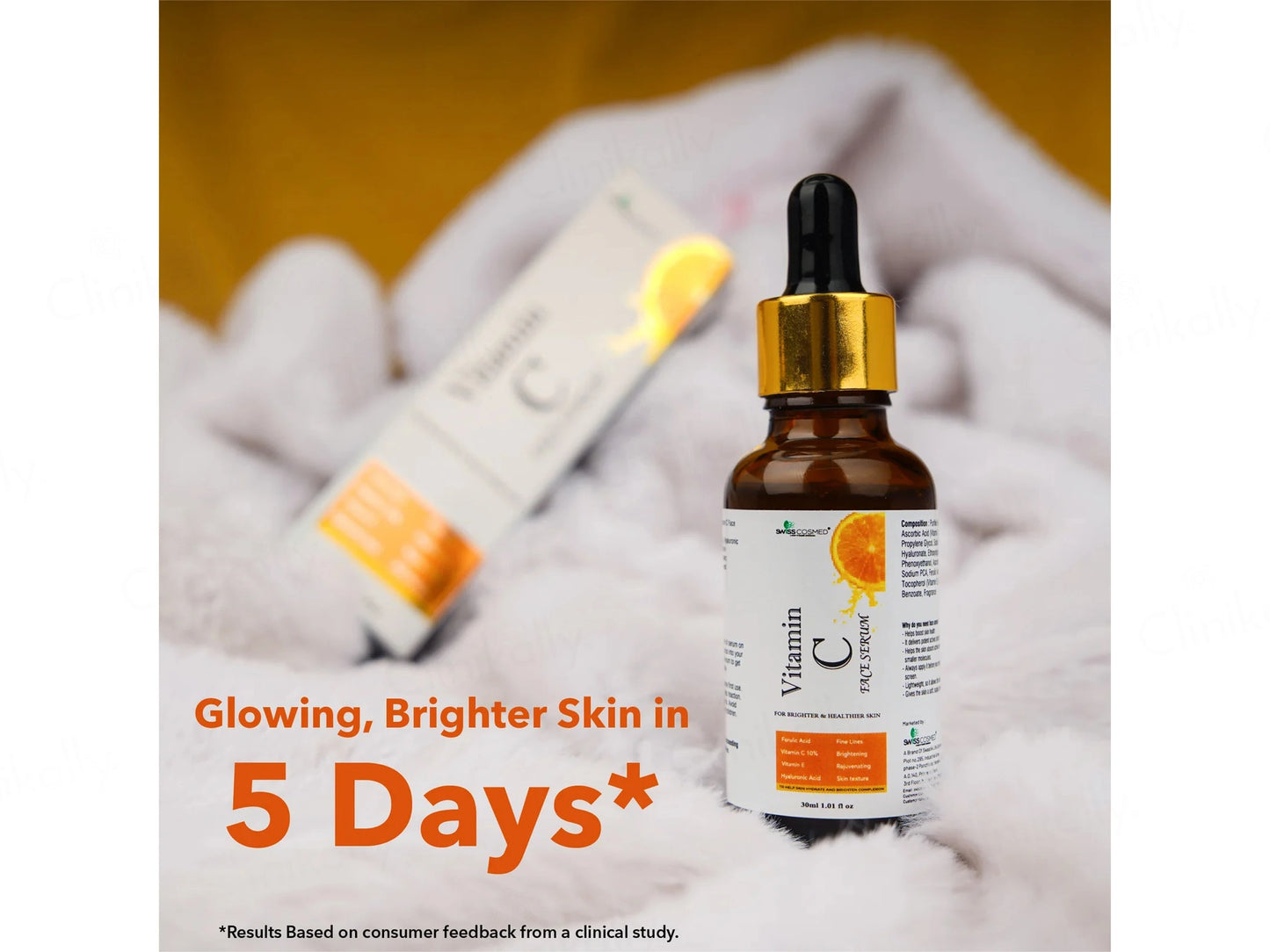 Swisscosmed Vitamin C Face Serum For Brighter and  Healthier Skin