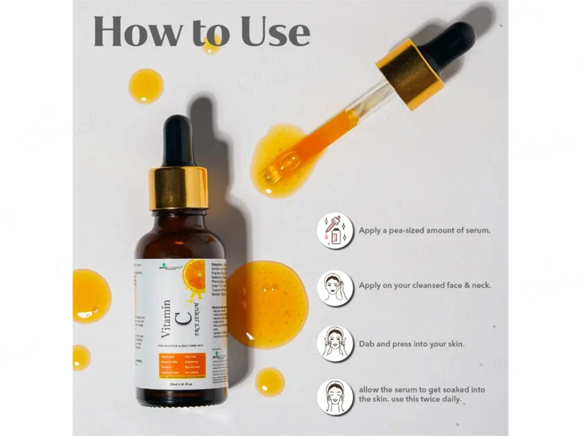 Swisscosmed Vitamin C Face Serum For Brighter and  Healthier Skin