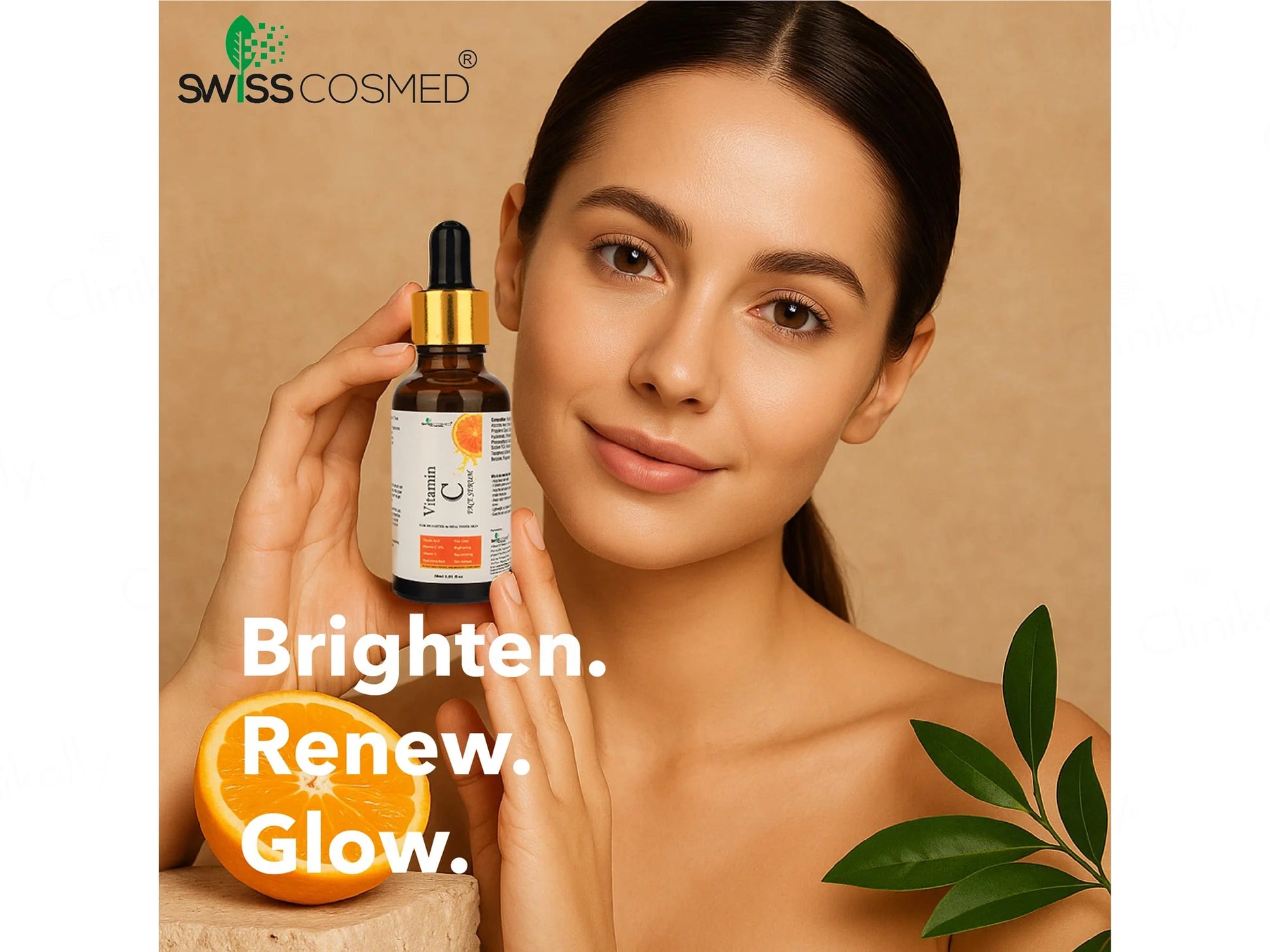 Swisscosmed Vitamin C Face Serum For Brighter and  Healthier Skin