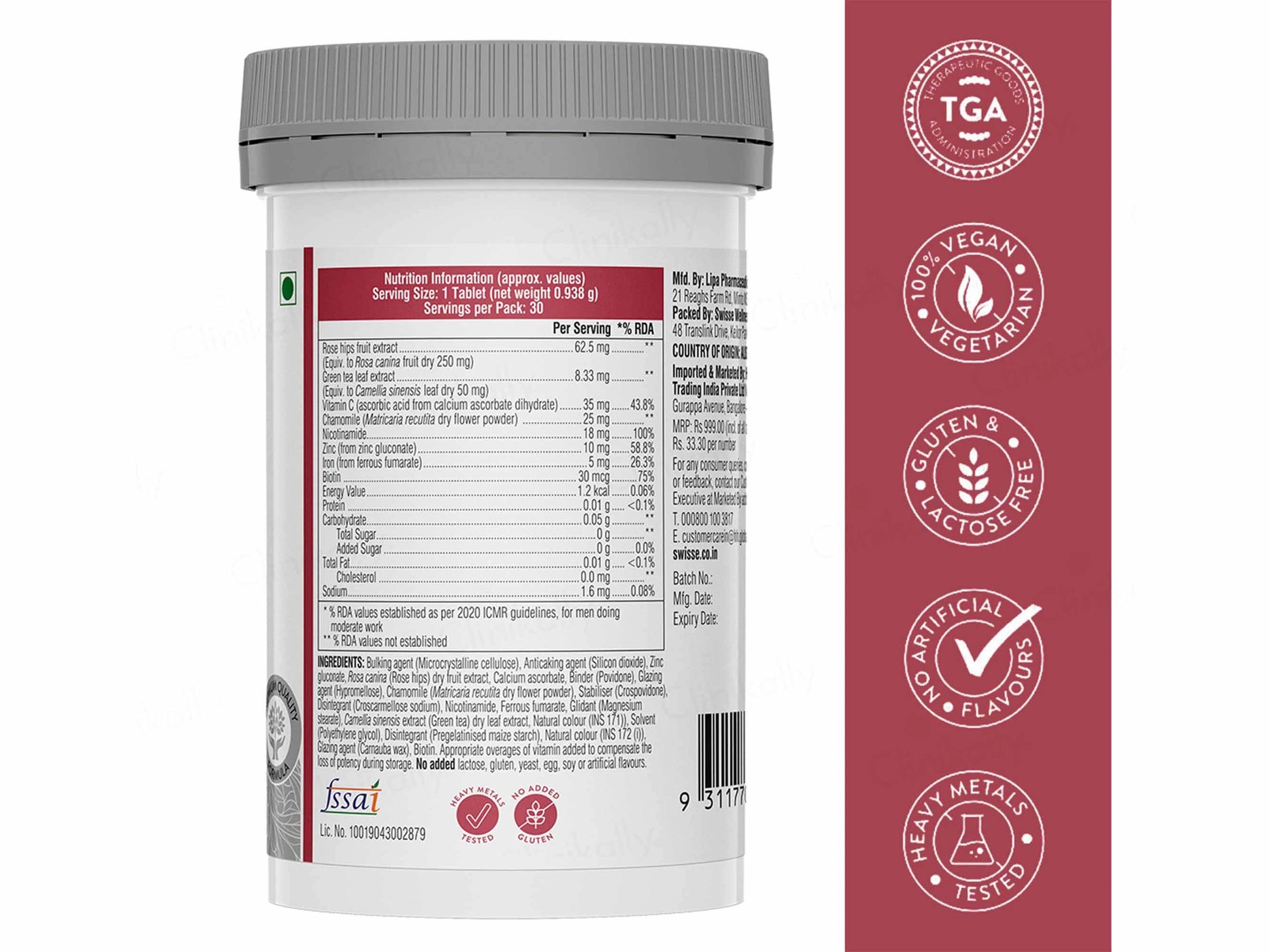 Swisse Beauty Biotin Tablet