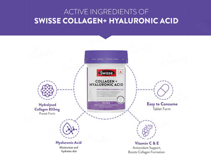Swisse Beauty Collagen  Hyaluronic Acid Tablet