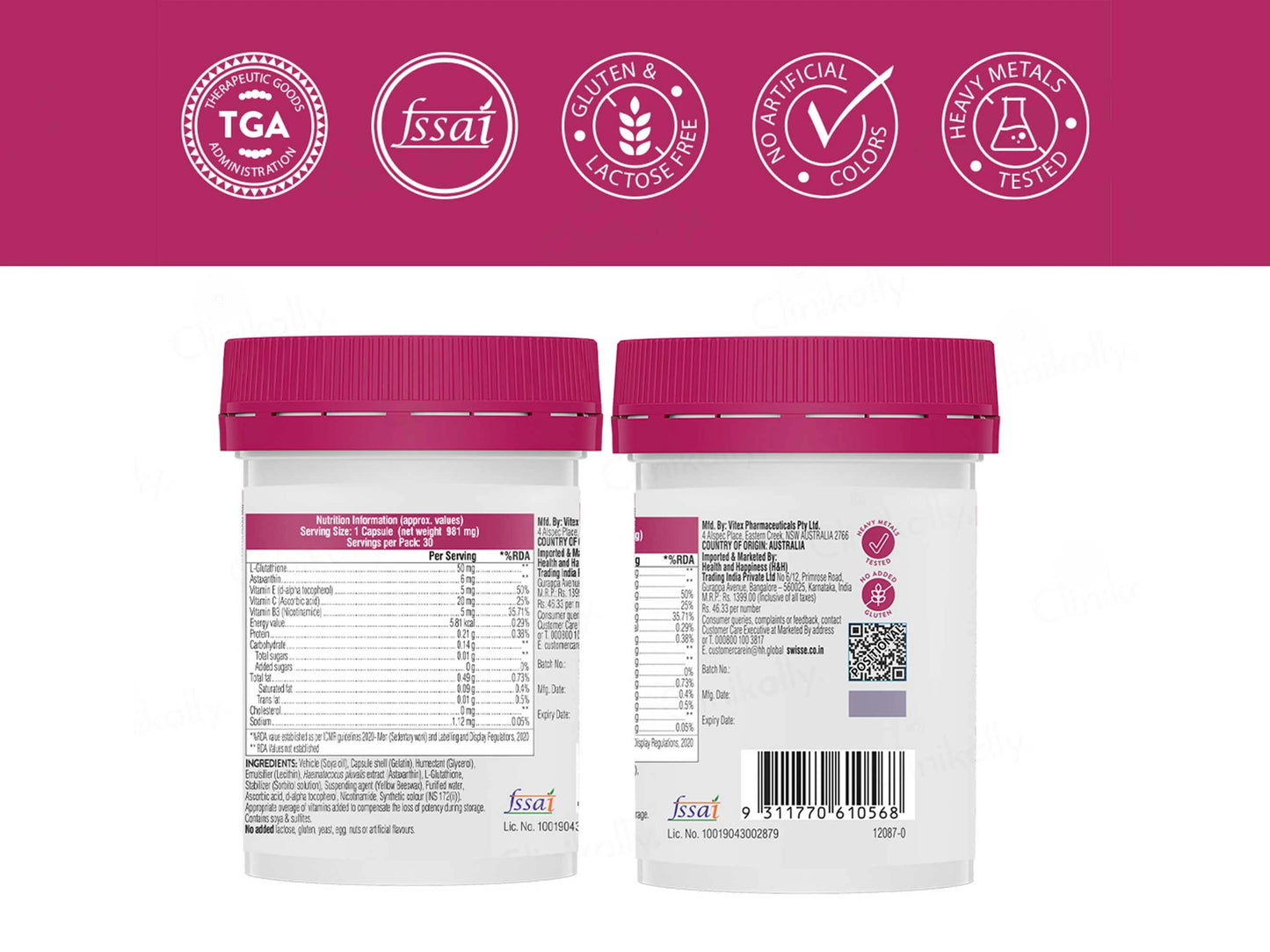 Swisse Beauty Glutathione Capsule