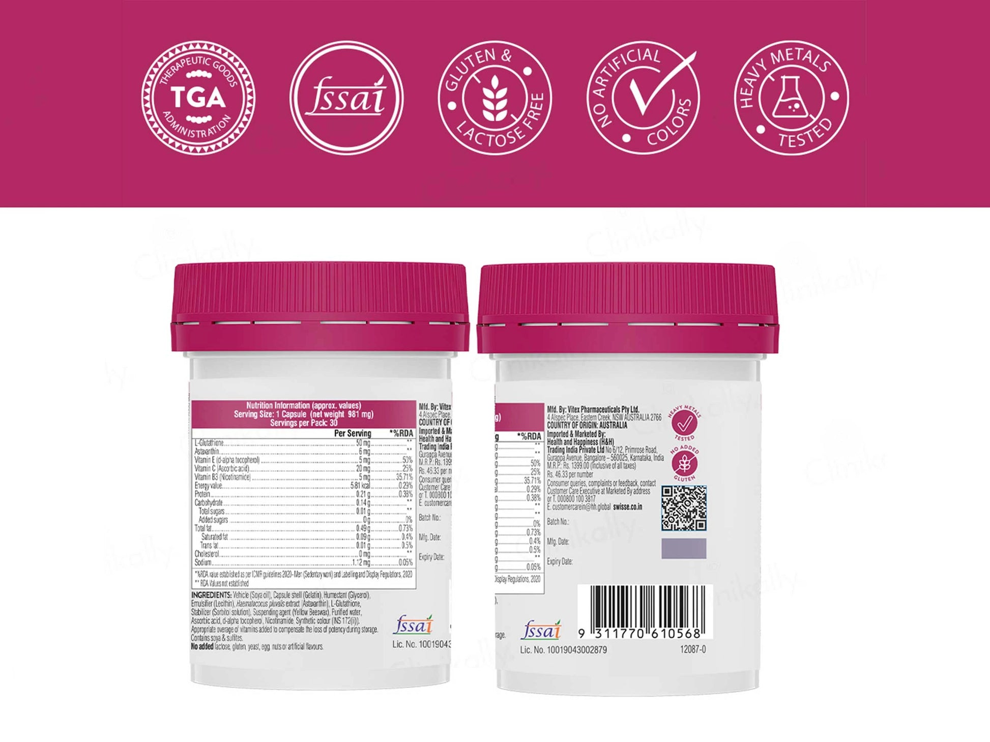 Swisse Beauty Glutathione Capsule