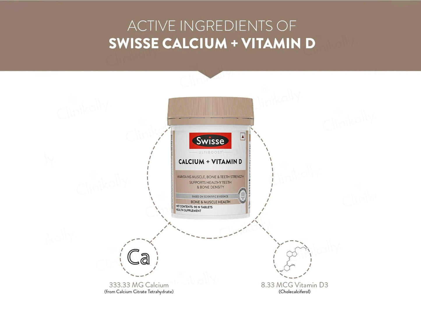 Swisse Ultiboost Calcium  Vitamin D Tablet