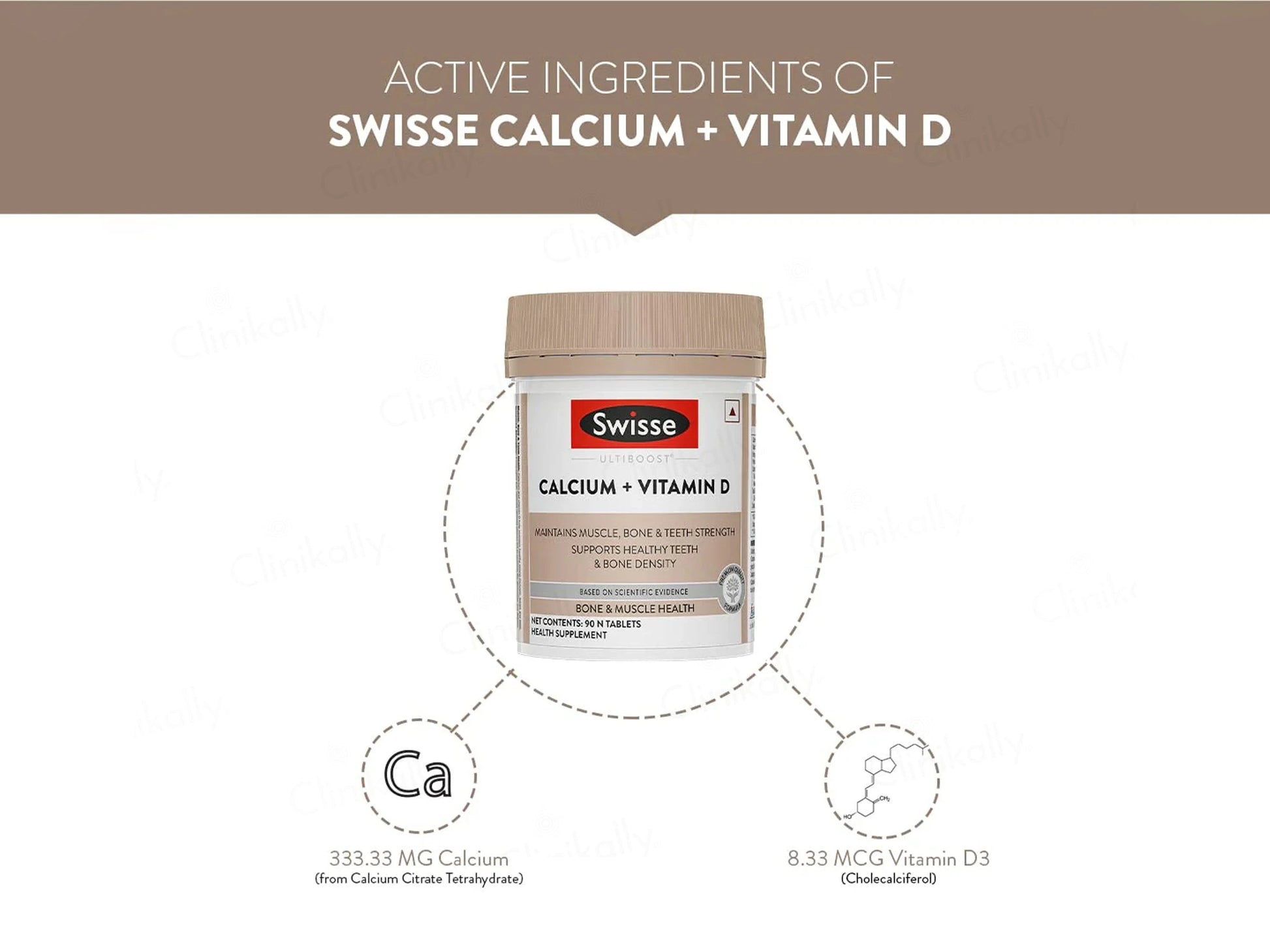 Swisse Ultiboost Calcium  Vitamin D Tablet