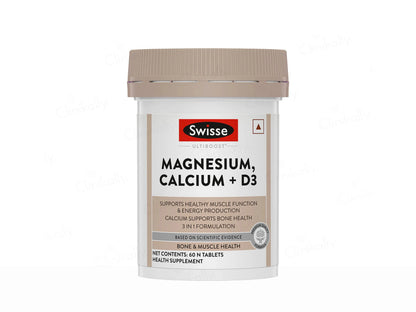 Swisse Ultiboost Magnesium, Calcium  D3 Tablet