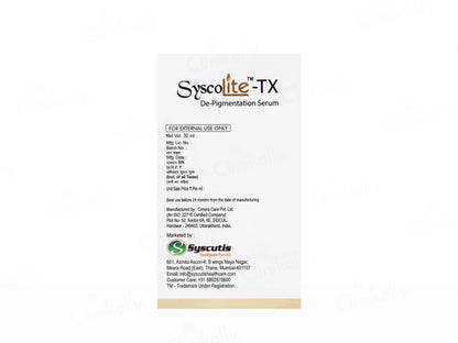 Syscolite-TX De-Pigmentation Serum