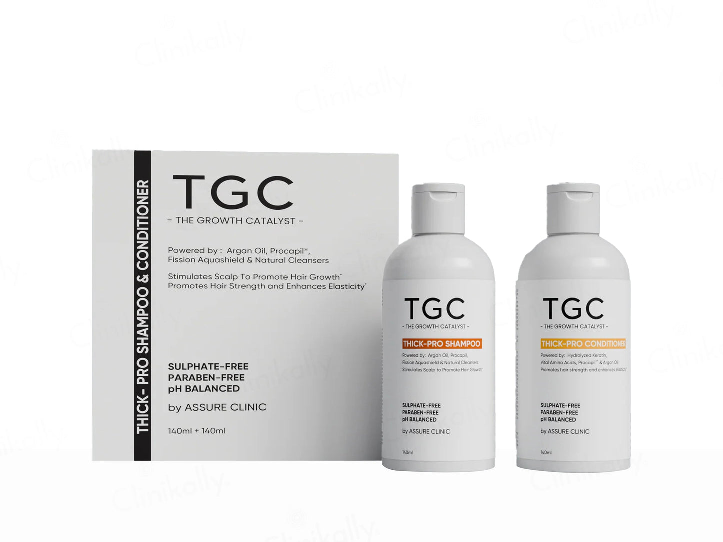 TGC The Growth Catalyst Thick-Pro Shampoo and  Conditioner Combo