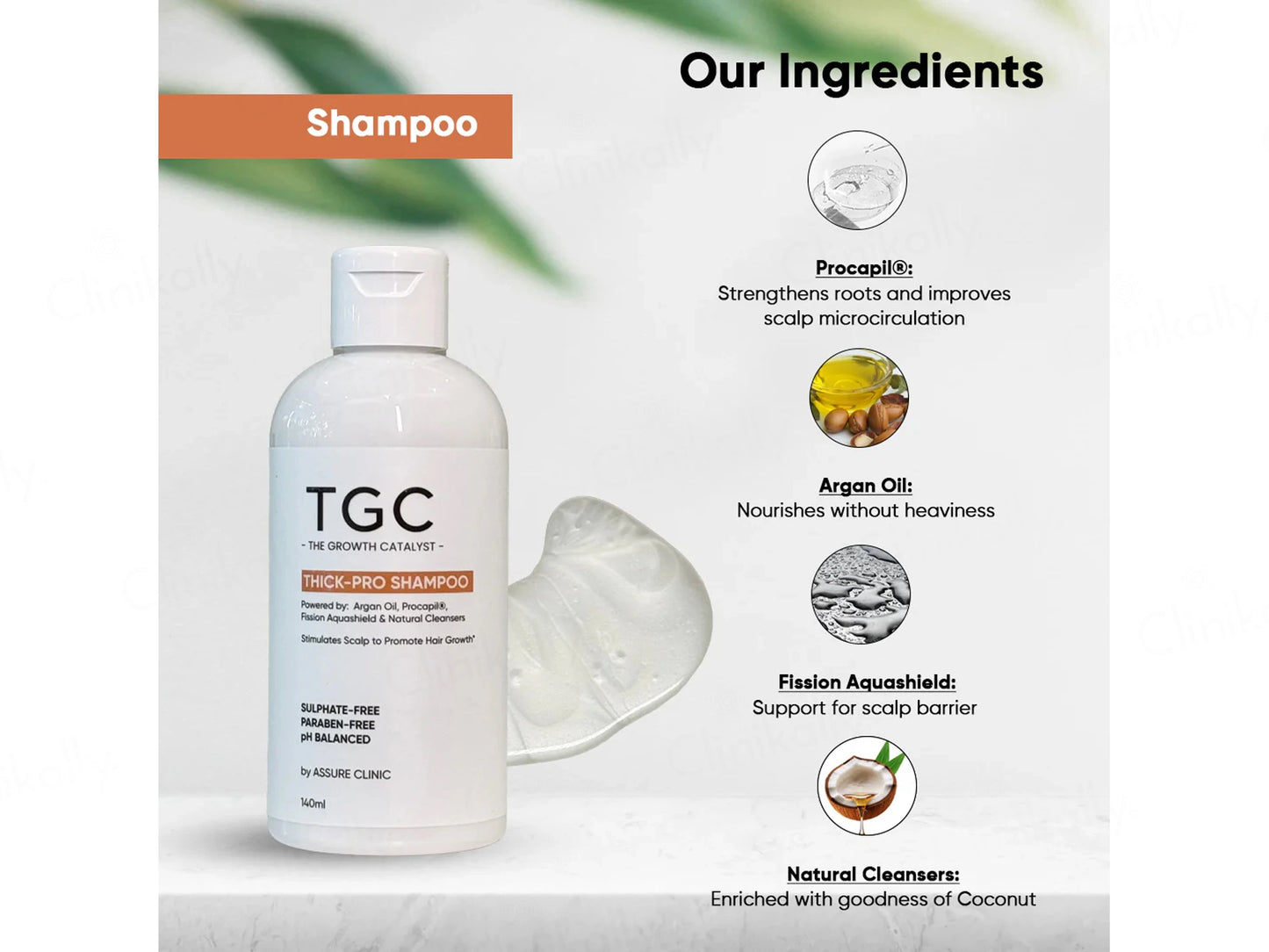 TGC The Growth Catalyst Thick-Pro Shampoo and  Conditioner Combo