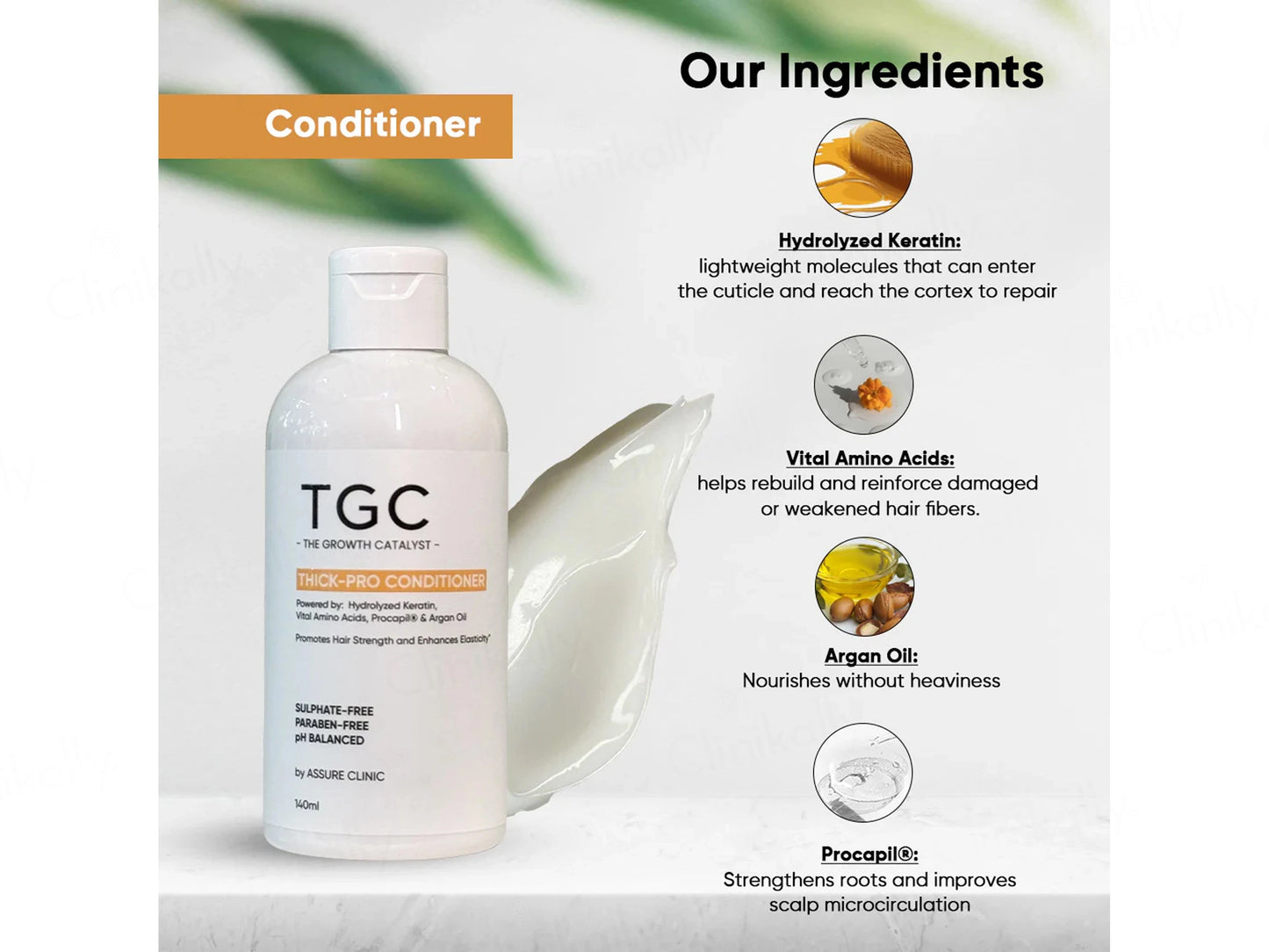 TGC The Growth Catalyst Thick-Pro Shampoo and  Conditioner Combo