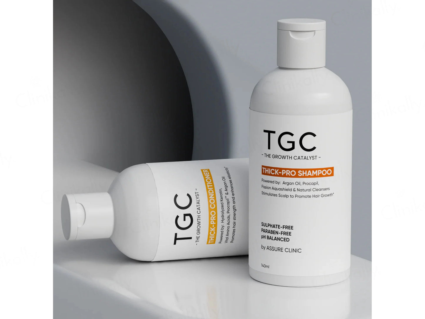 TGC The Growth Catalyst Thick-Pro Shampoo and  Conditioner Combo