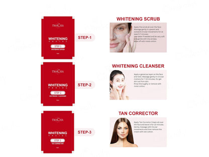 TWACHA 10 Steps Whitening Facial Kit For Bride and  Groom
