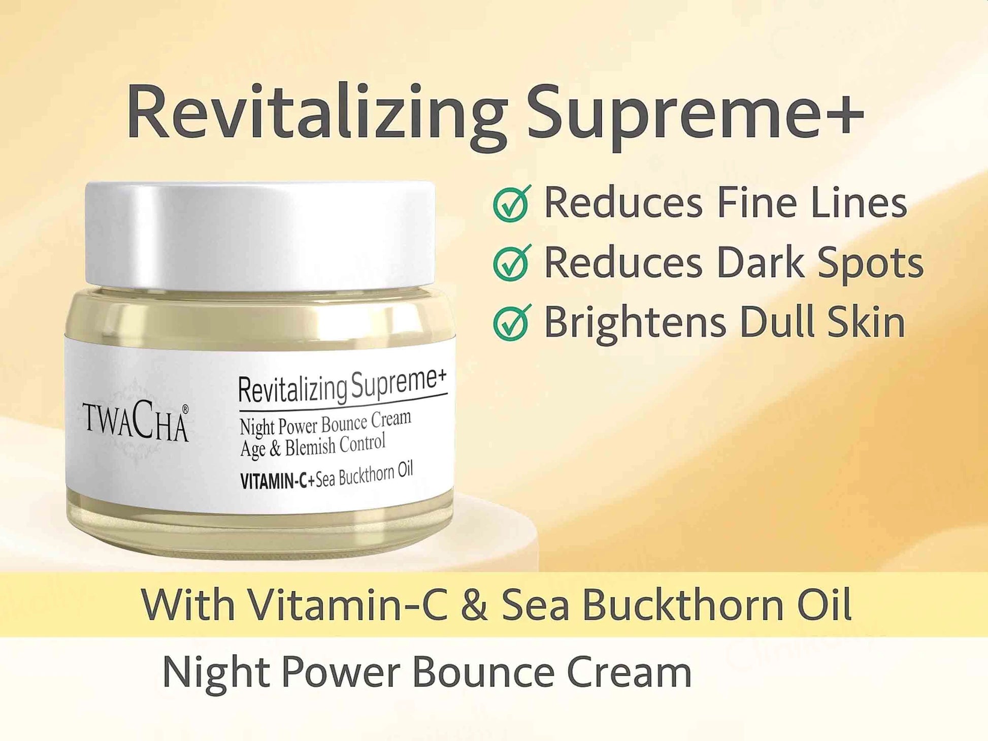 TWACHA Revitalizing Supreme Night Power Bounce Cream