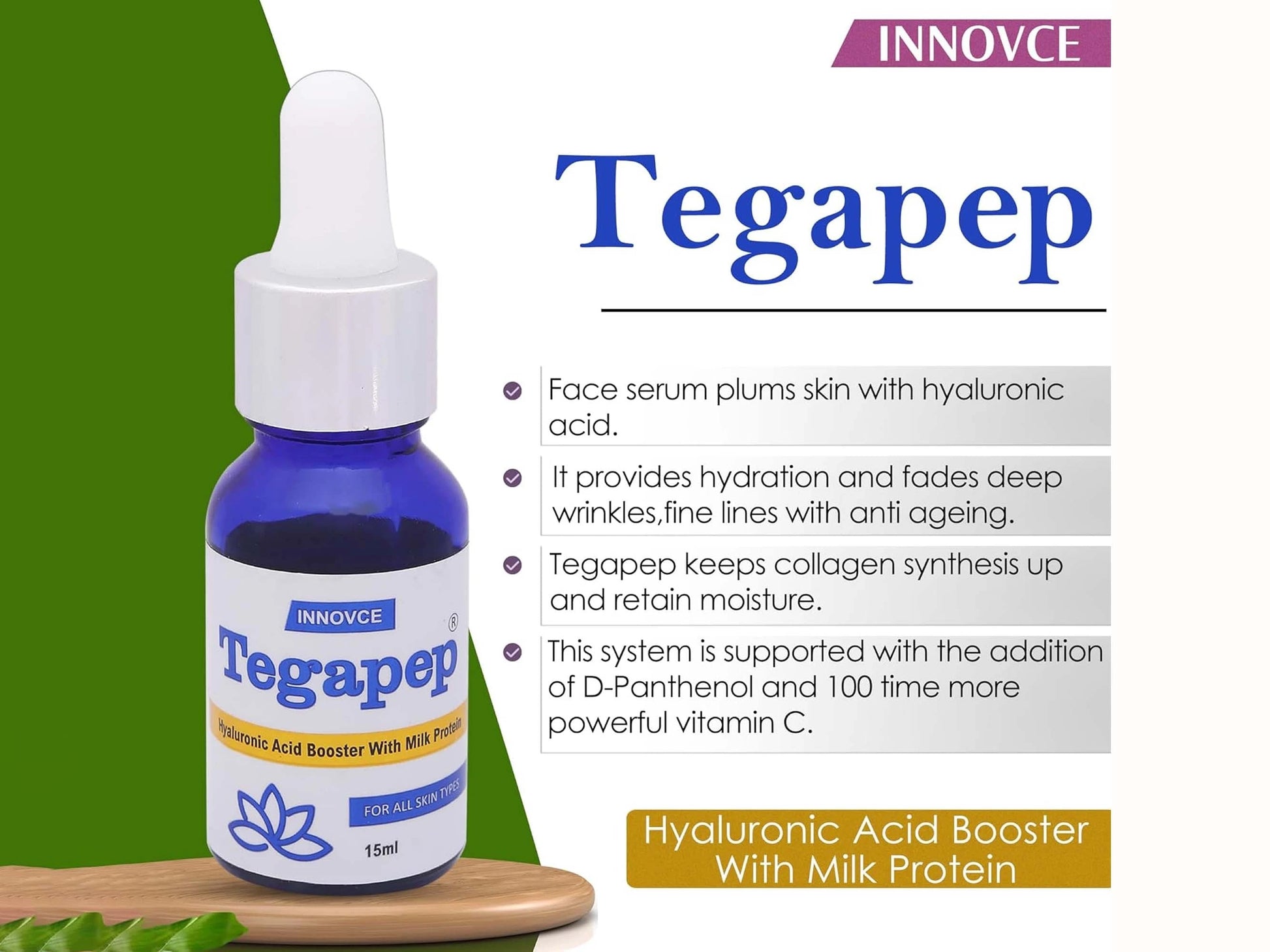Tegapep Hyaluronic Acid Booster Face Serum