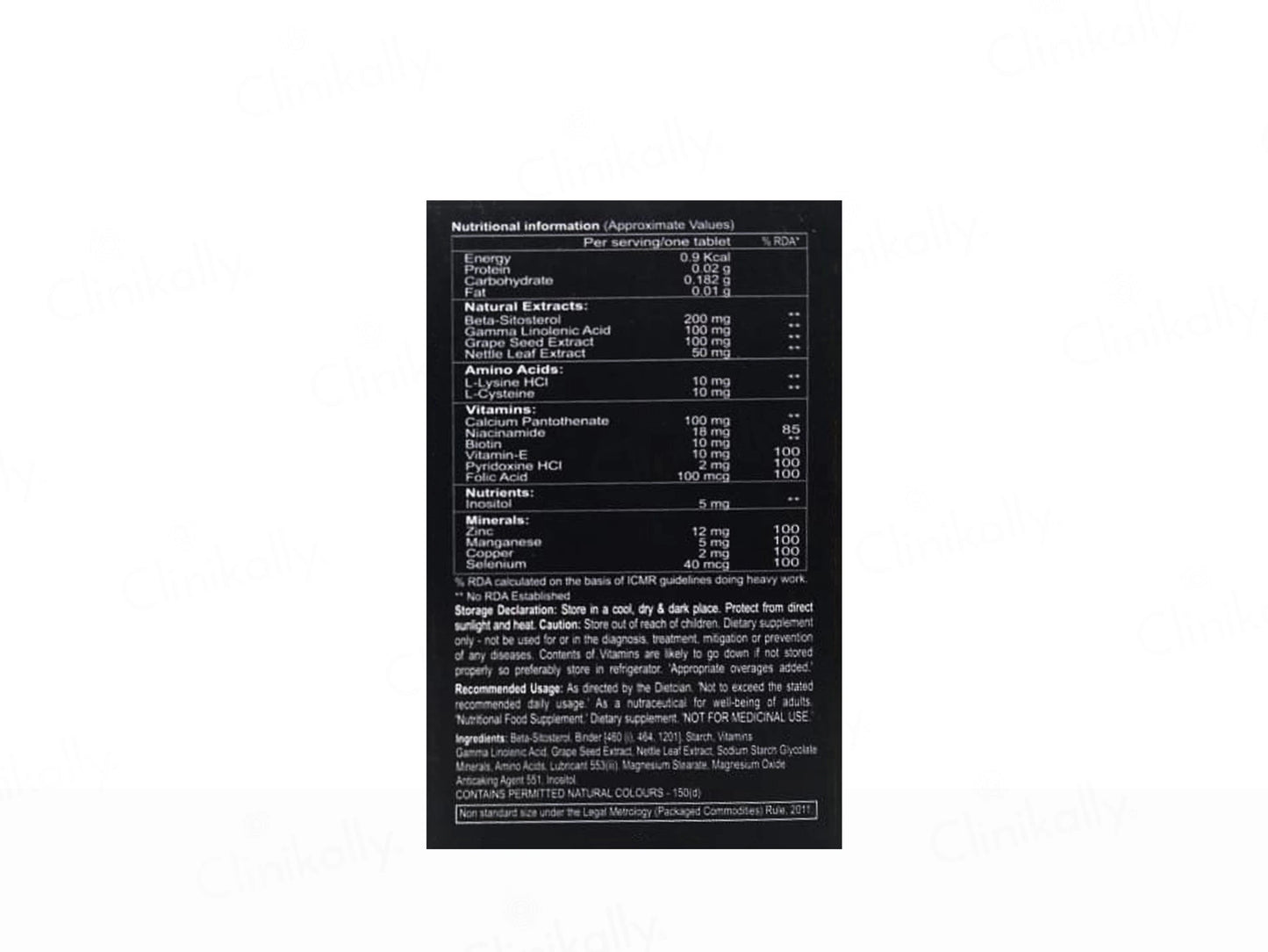 Telogain-Max Nutraceutical Hair Tablet
