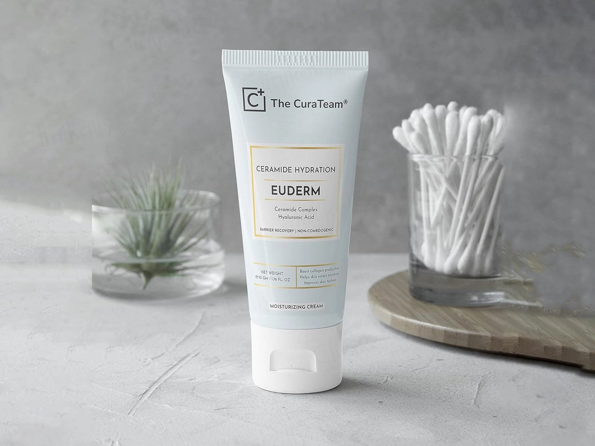 The CuraTeam Euderm Ceramide Hydration Moisturizing Cream