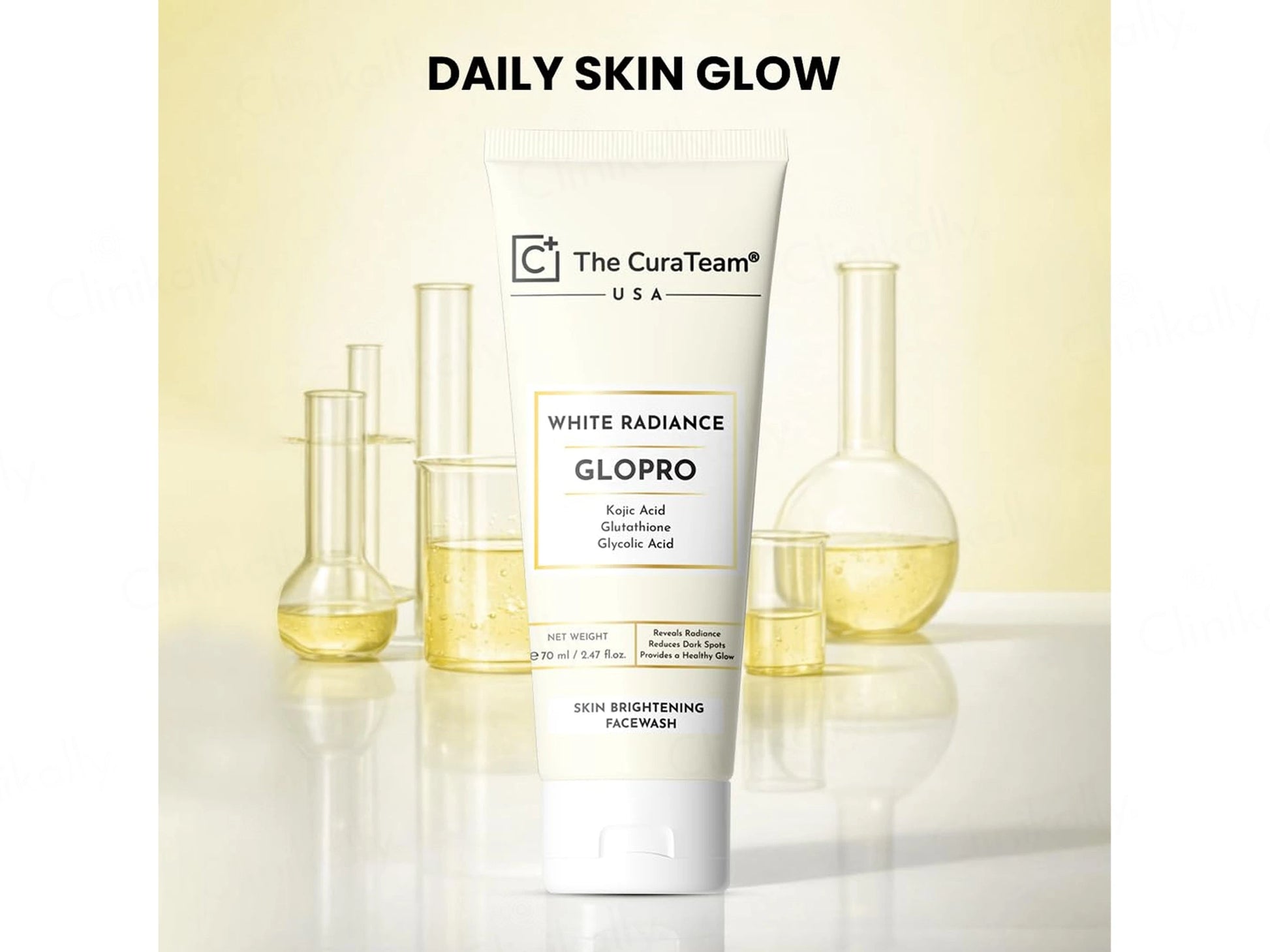 The CuraTeam Glopro White Radiance Skin Brightening Facewash