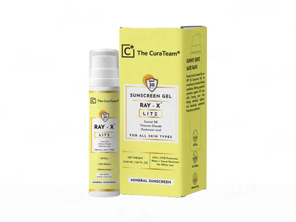 The CuraTeam Ray-X Lite Mineral Sunscreen Gel SPF 30 PA