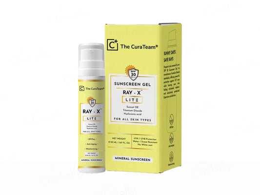 The CuraTeam Ray-X Lite Mineral Sunscreen Gel SPF 30 PA