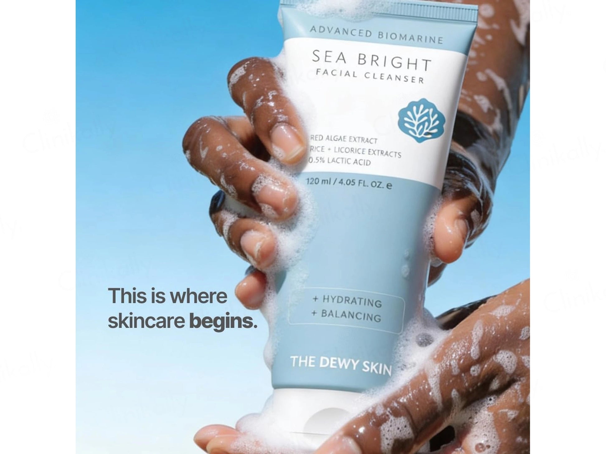 The Dewy Skin Sea Bright Hydrating Facial Cleanser