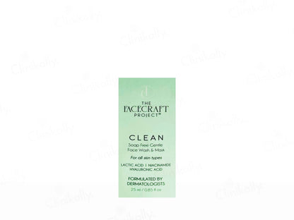 The Facecraft Project Clean Gentle Face Wash and  Mask