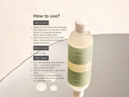 The Facecraft Project Clean Gentle Face Wash and  Mask