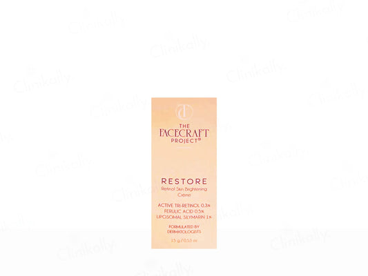 The Facecraft Project Restore Retinol Skin Brightening Cream