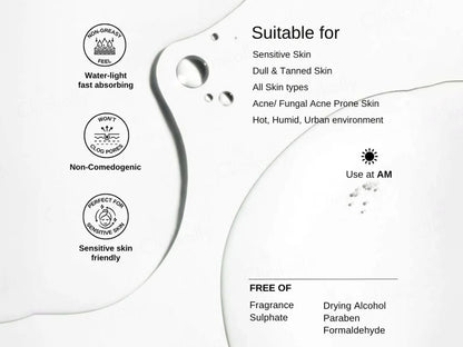 The FormulaRx Hydrashield Vitamin C  Peptide Watery Gel Sunscreen