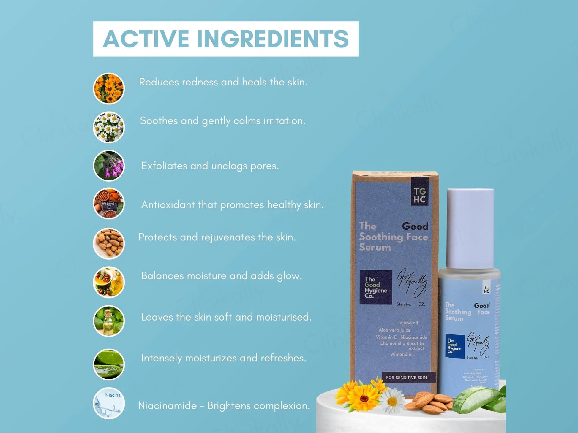 The Good Hygiene Co. Soothing Face Serum For Sensitive Skin