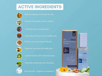 The Good Hygiene Co. Soothing Face Serum For Sensitive Skin