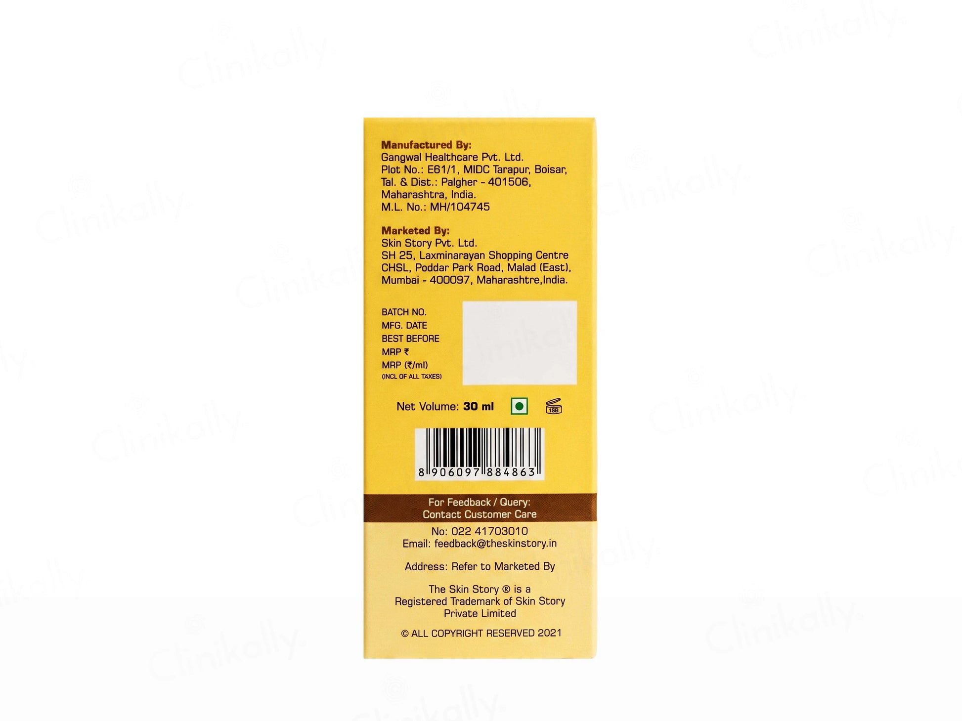 The Skin Story 10 Percent Vitamin C Face Serum
