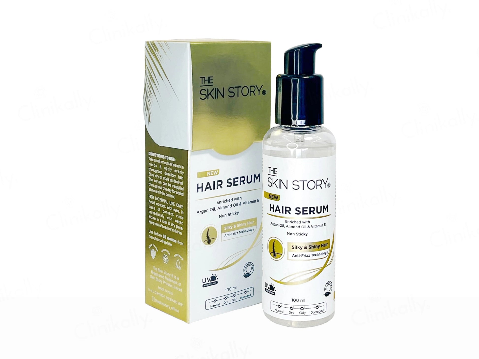 The Skin Story Anti-Frizz Hair Serum For Silky and  Shiny Hair