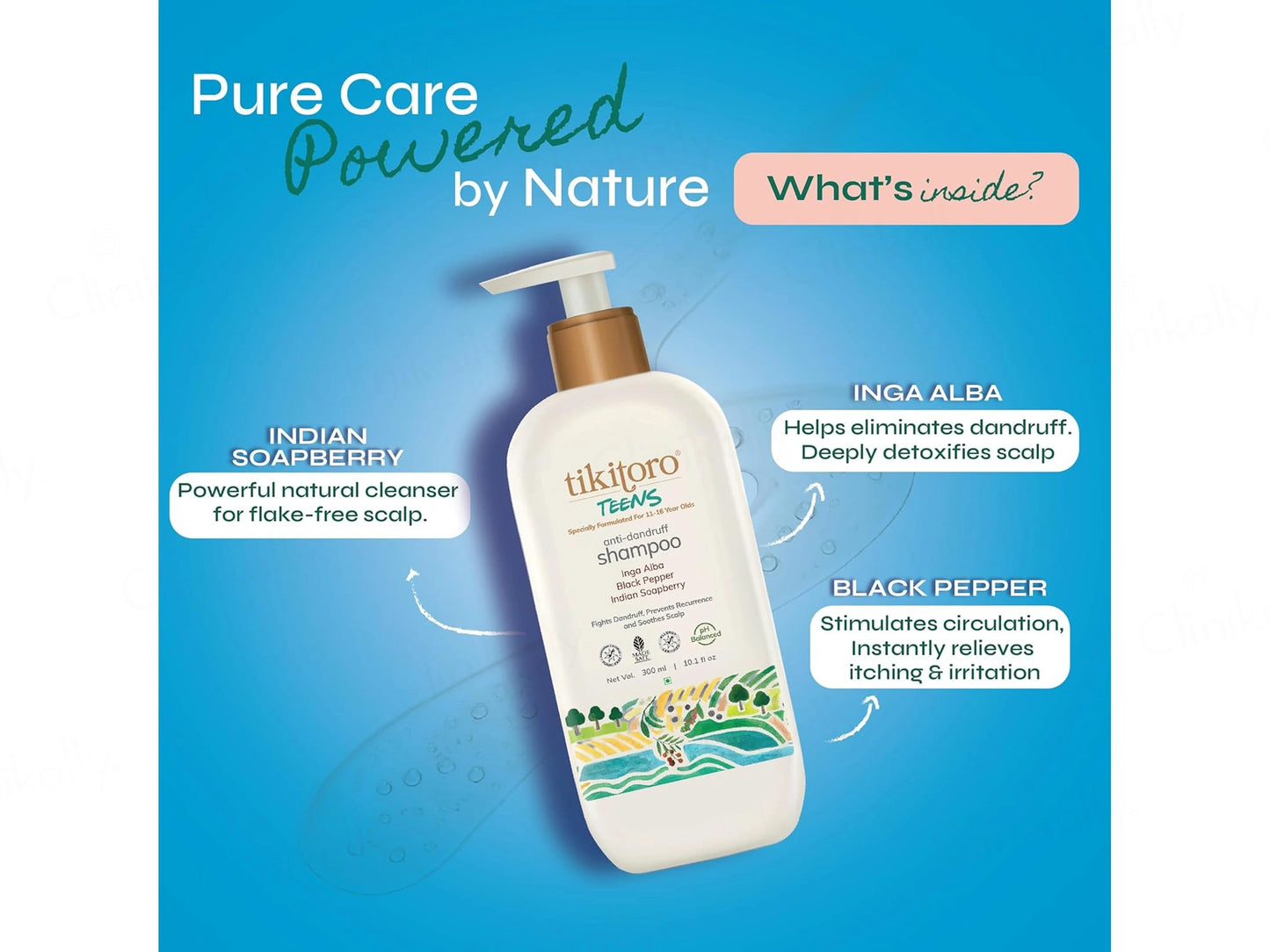 Tikitoro Teens Anti Dandruff Shampoo