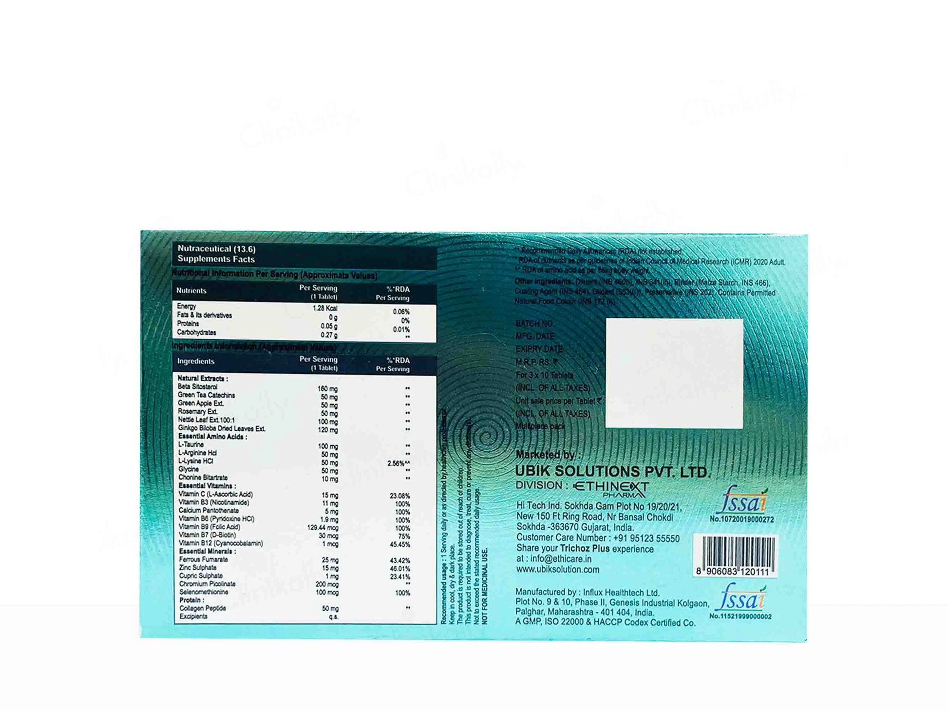Trichoz Plus Tablet